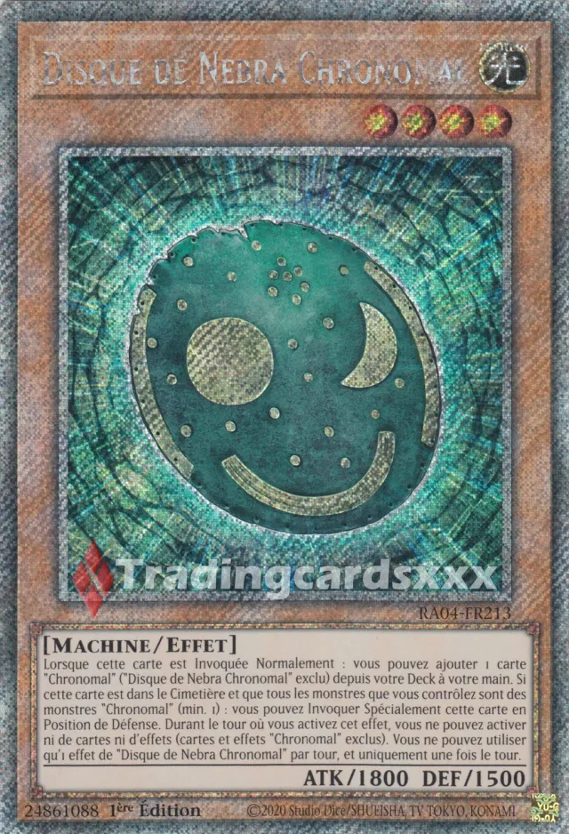 Yu-Gi-Oh! Disque de Nebra Chronomal RA04-FR213 carte