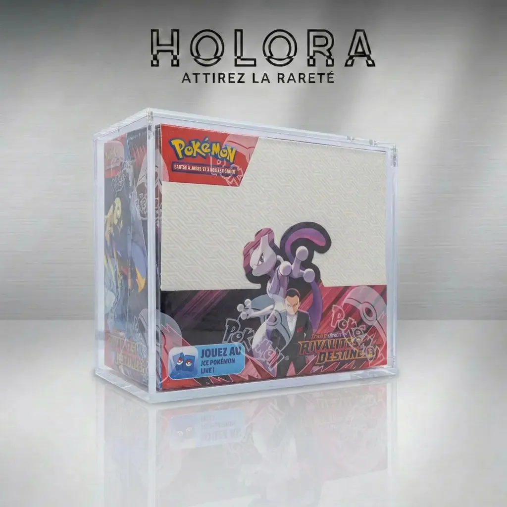 HoLora Protection Acrylique Display Pokémon 36 boosters UV