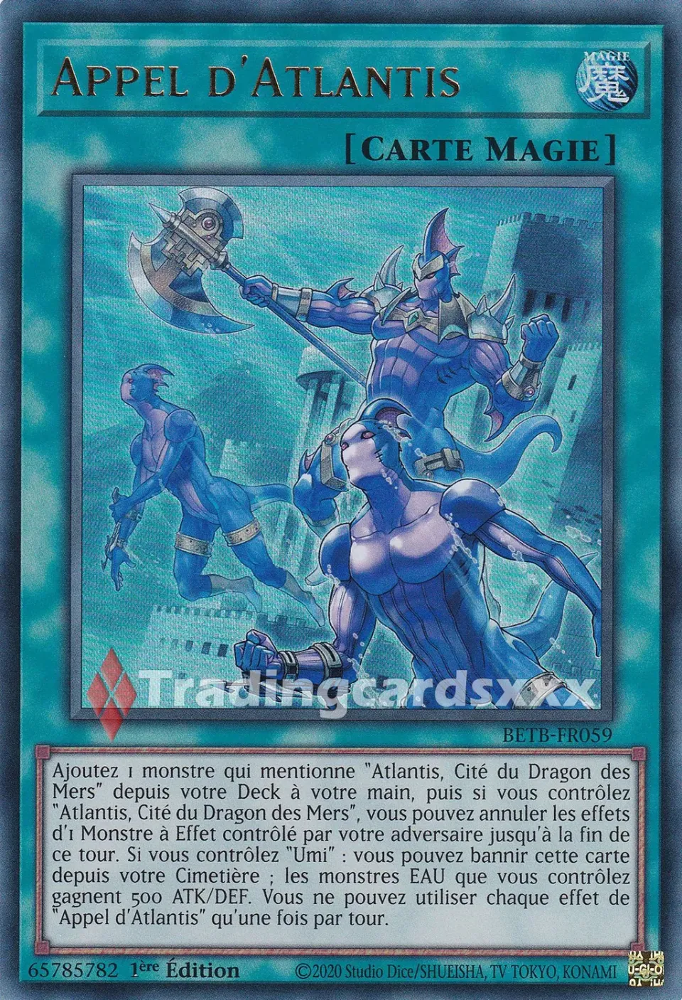 Yu-Gi-Oh! Appel d'Atlantis carte Ultra Rare