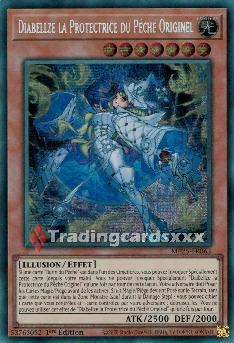 Yu-Gi-Oh! Méga-Pack MP25 Diabellze la Protectrice MP25-FR063 carte PSE