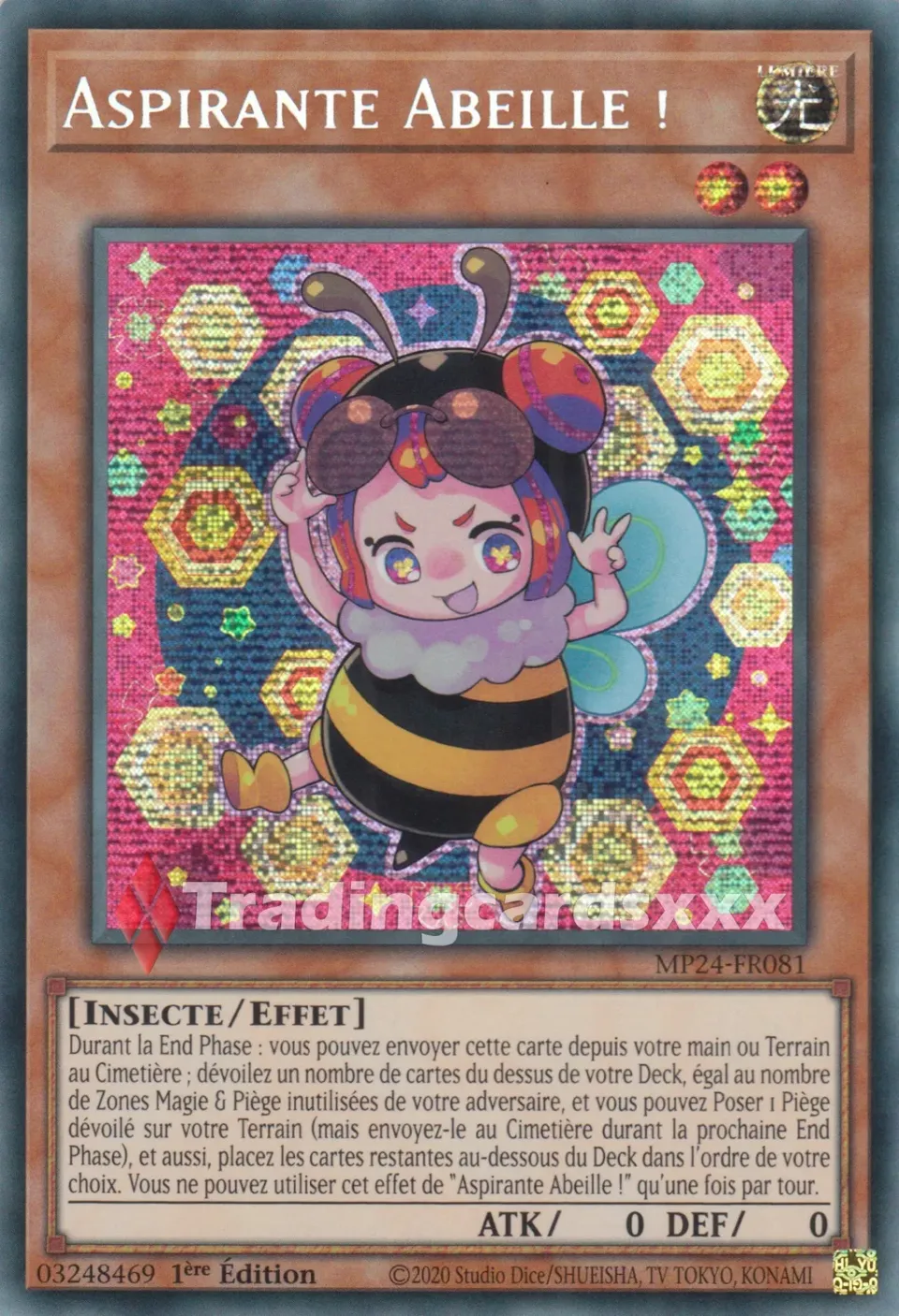 Yu-Gi-Oh! Aspirante Abeille MP24-FR081 carte PSE française