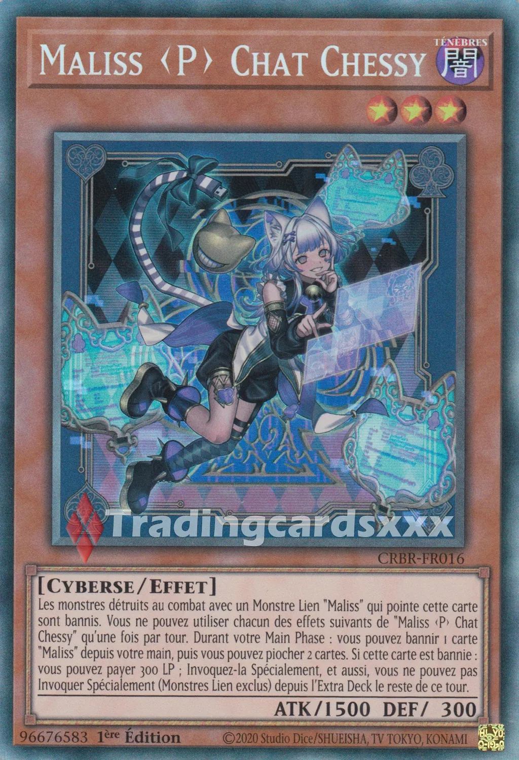 Yu-Gi-Oh! Maliss <P> Chat Chessy carte française
