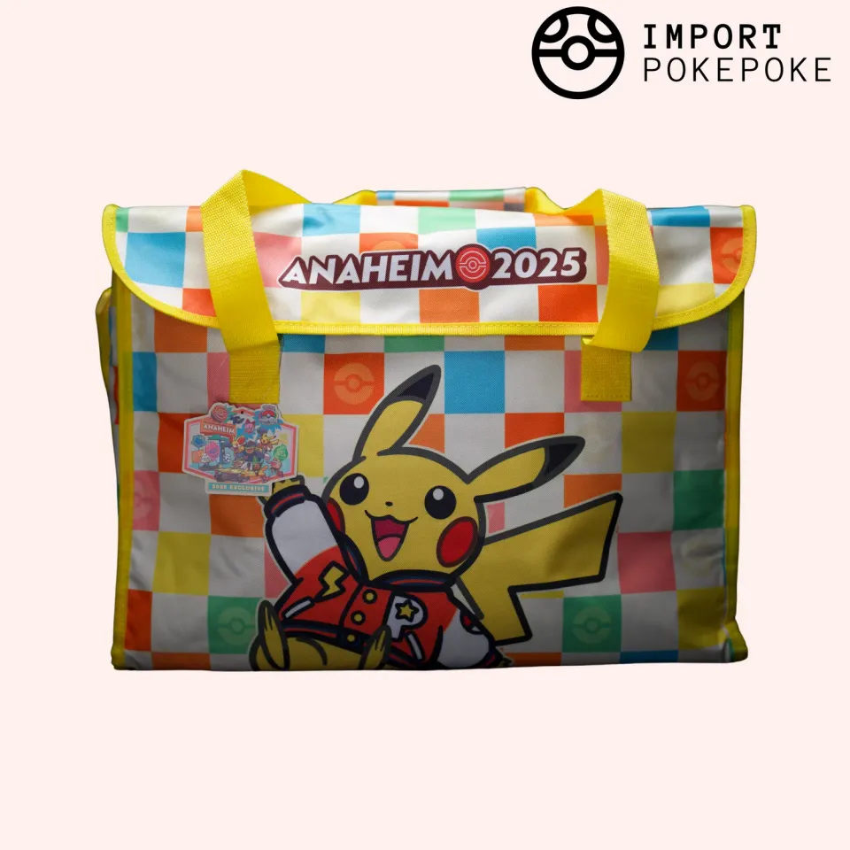 Pokémon Worlds 2025 Anaheim sac isotherme Pikachu Varsity collector
