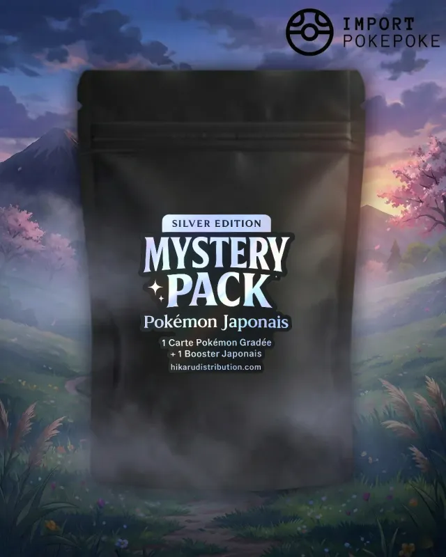 Pokémon Silver Edition Mystery Pack Japonais Gradée + Booster