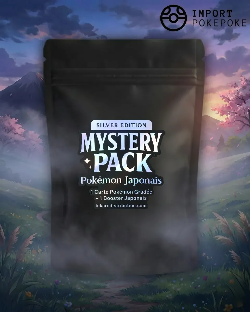 Pokémon Silver Edition Mystery Pack Japonais Gradée + Booster