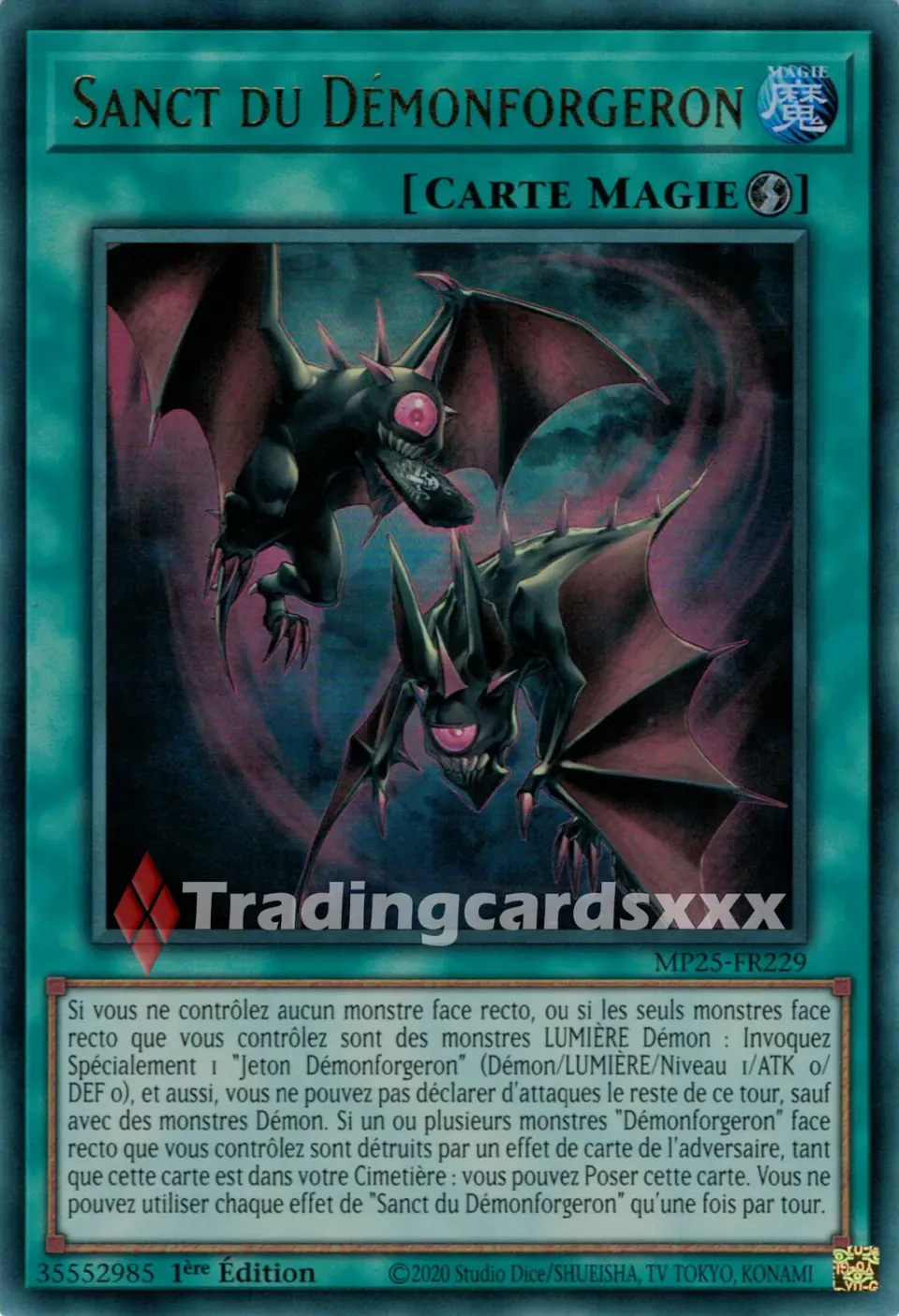 Yu-Gi-Oh! Sanct du Démonforgeron MP25-FR229 carte Ultra