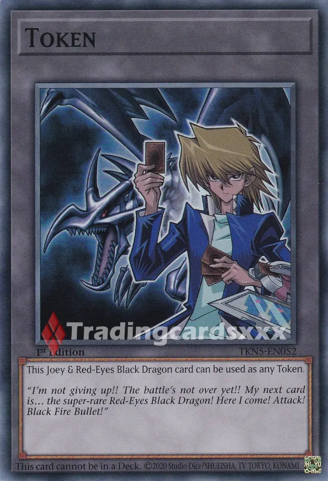 Yu-Gi-Oh! Au-Delà du Courage Jeton Joey & Red-Eyes TKN5-EN052 SR