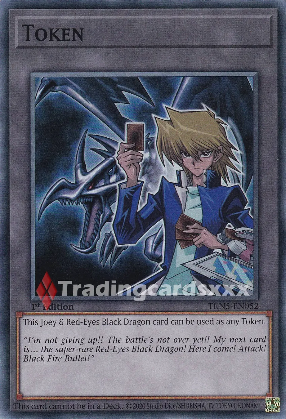 Yu-Gi-Oh! Au-Delà du Courage Jeton Joey & Red-Eyes TKN5-EN052 SR