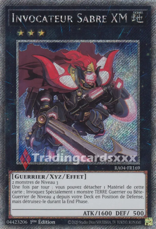 Yu-Gi-Oh! Invocateur Sabre XM RA04-FR169 Carte à l'unité