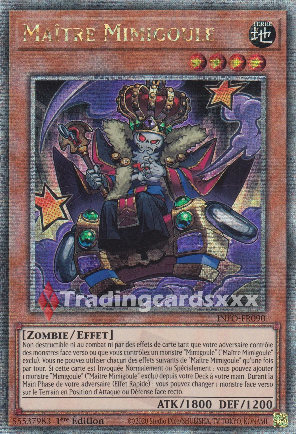 Yu-Gi-Oh! Maître Mimigoule carte 1ère édition française