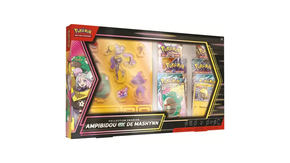 Pokémon Mashynn Ampibidou-ex collection Premium FR scellée
