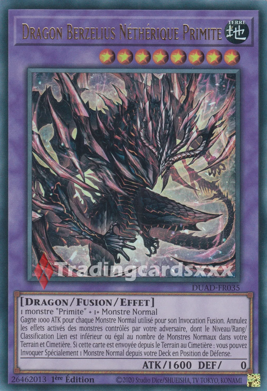 Yu-Gi-Oh! Dragon Berzelius Primite DUAD-FR035 carte