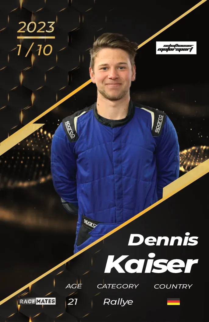 Racemates Dennis Kaiser carte collector rallye