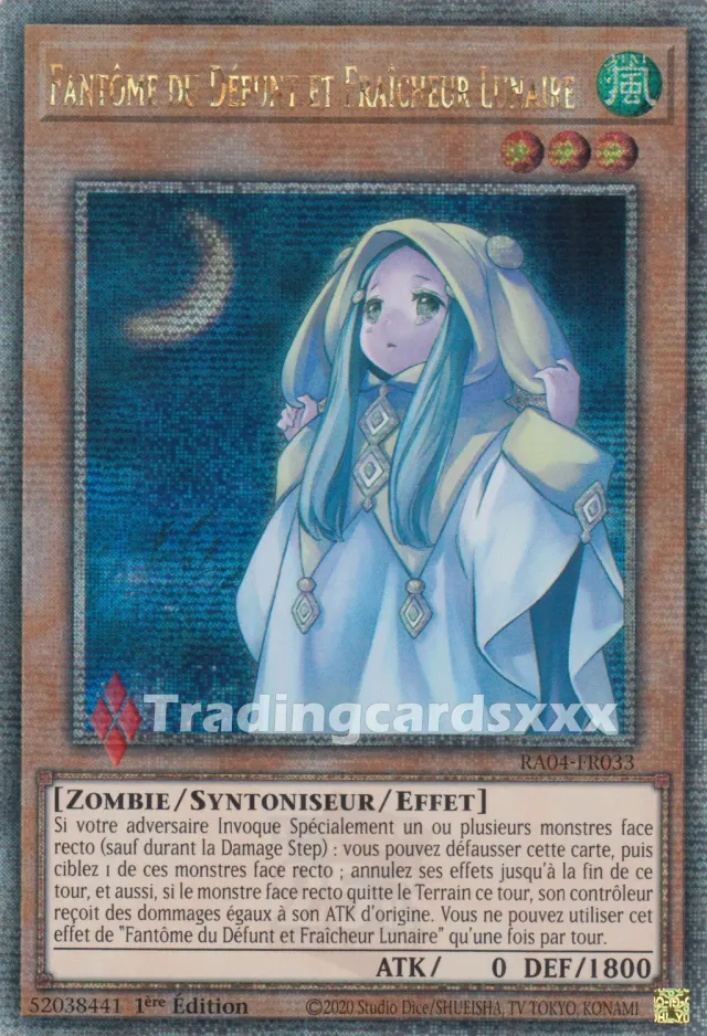 Yu-Gi-Oh! Ruée Quart Siècle Fantôme Défunt RA04-FR033 carte QCSE