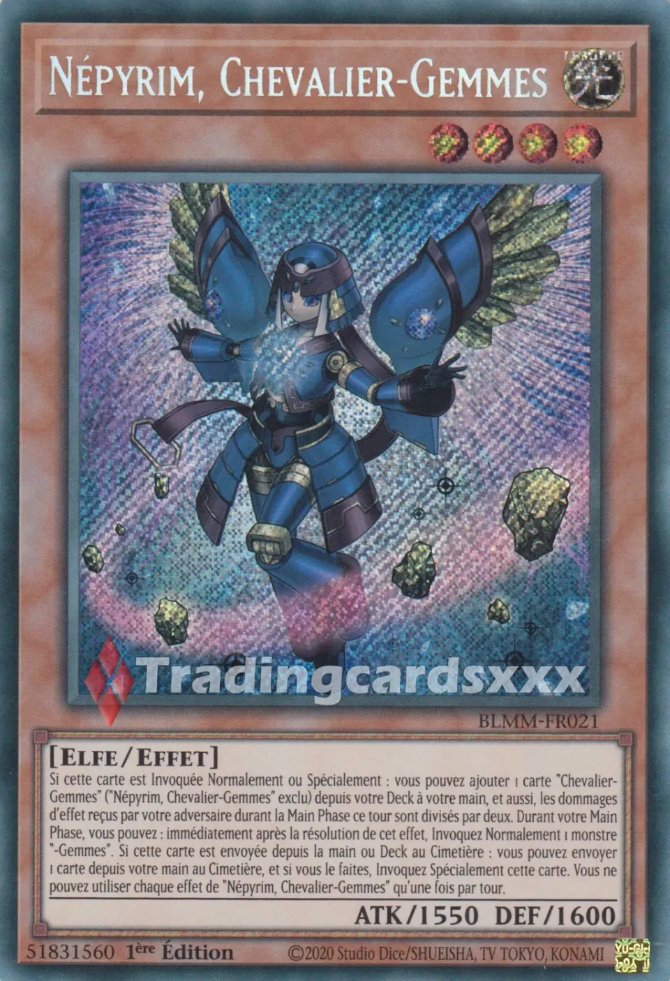 Yu-Gi-Oh! Chevalier-Gemmes Népyrim carte