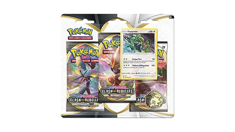 Pokémon Clash des Rebelles EB2 Tripack blister 3 boosters