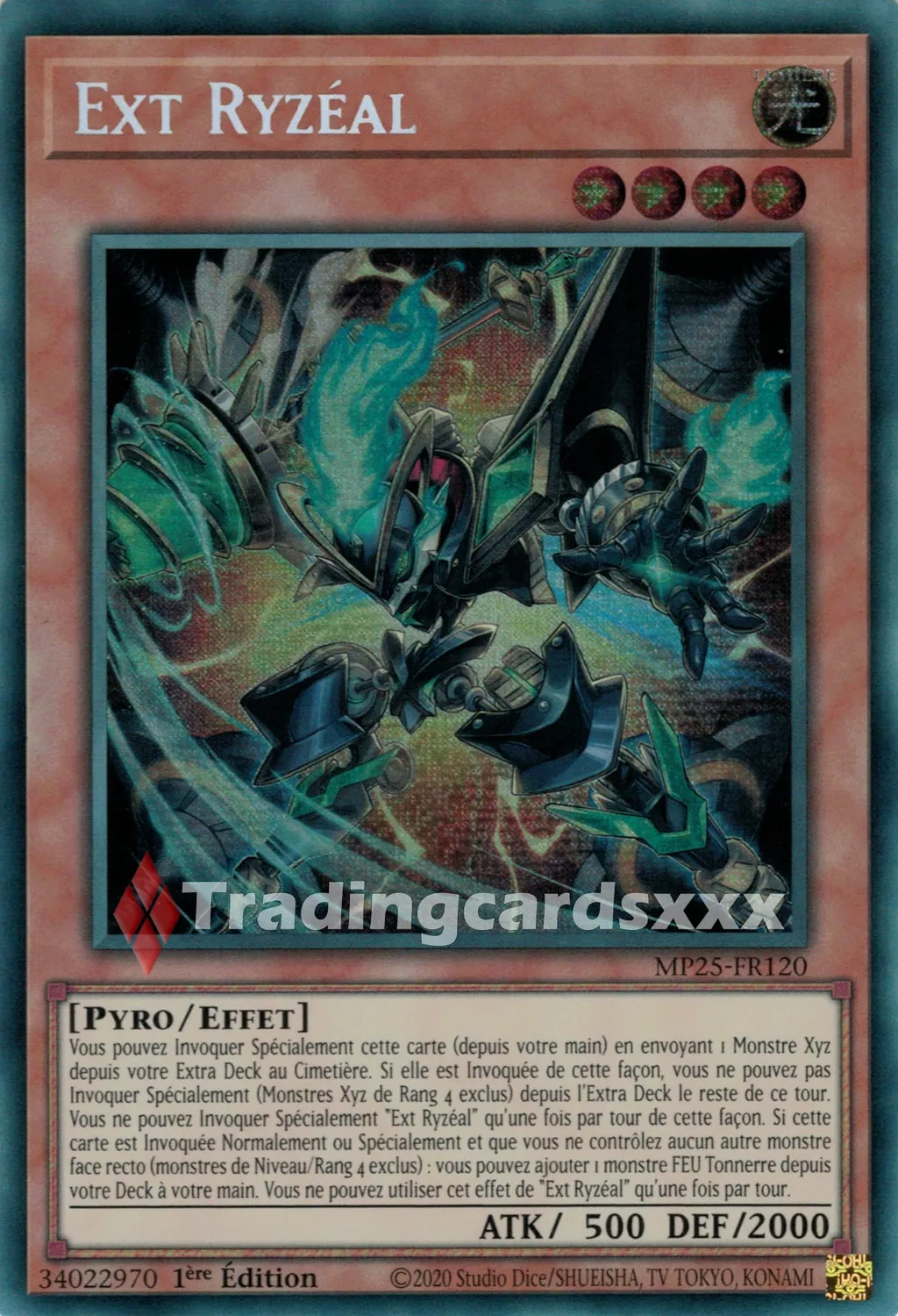 Yu-Gi-Oh! Ext Ryzéal carte
