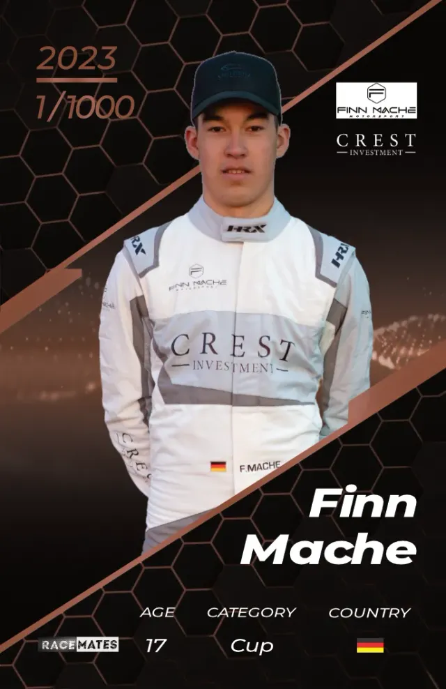 Racemates Finn Mache carte à collectionner blockchain