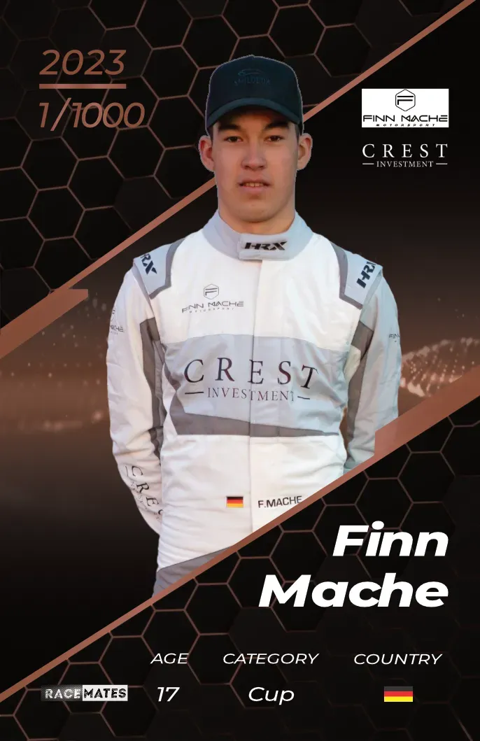 Racemates Finn Mache carte à collectionner blockchain