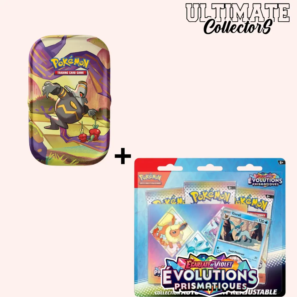 Pokémon EV8.5 + EV6.5 Lot Tripack Nymphali et Mini-Tin