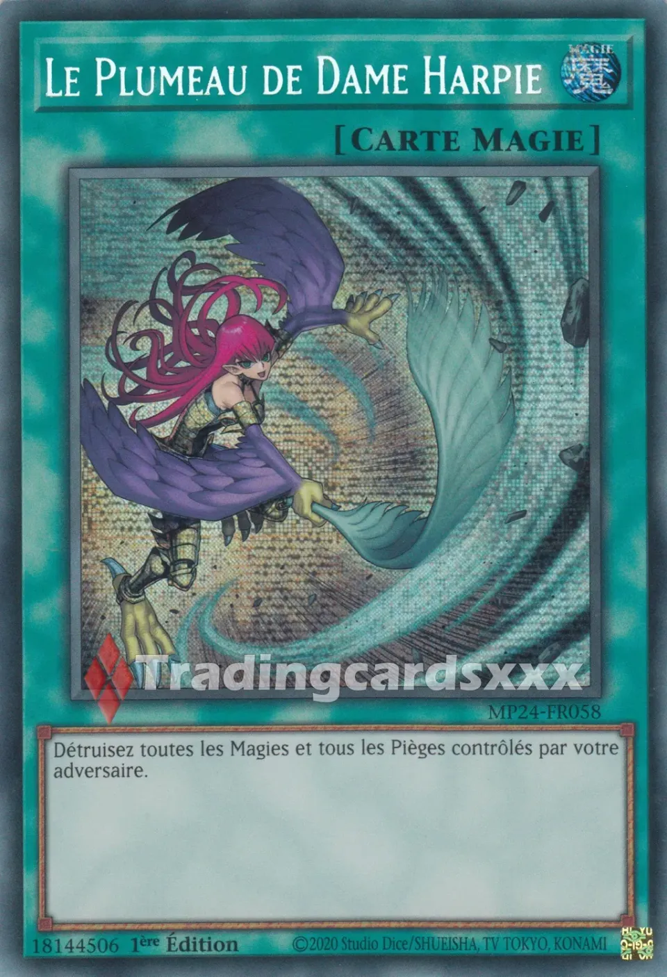 Yu-Gi-Oh! Le Plumeau de Dame Harpie carte à l'unité