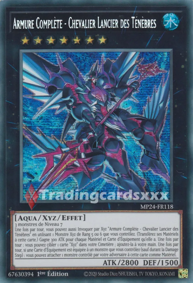 Yu-Gi-Oh! MP24 Armure Complète Chevalier Lancier carte PSE