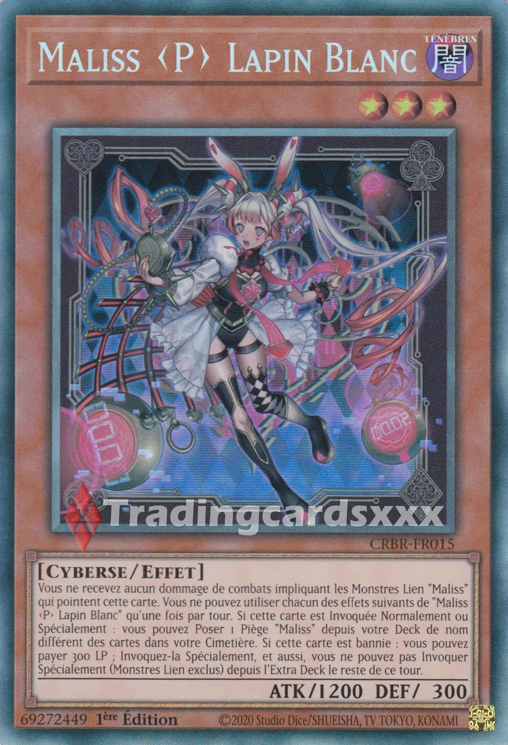 Yu-Gi-Oh! Maliss P Lapin Blanc carte