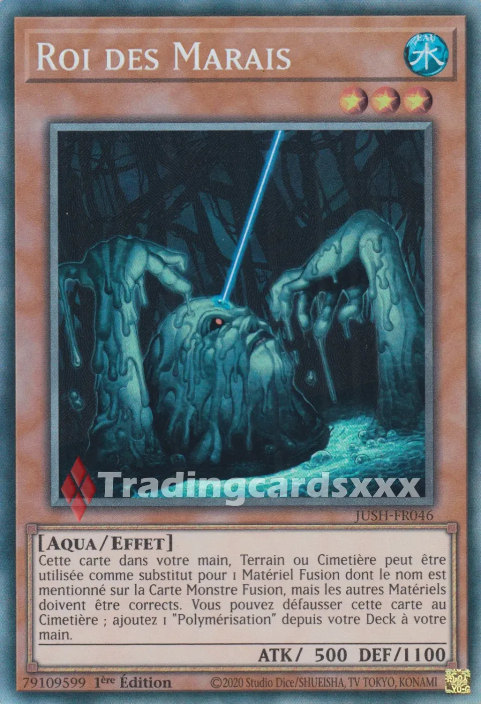 Yu-Gi-Oh! Roi des Marais carte à l’unité CR JUSH-FR046 française