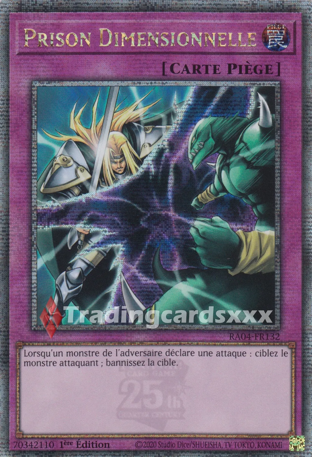 Yu-Gi-Oh! Prison Dimensionnelle RA04-FR132 carte 1ère édition