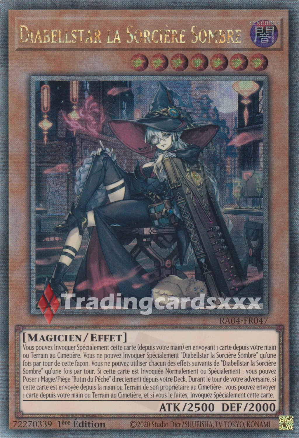 Yu-Gi-Oh! Diabellstar la Sorcière Sombre carte 1ère édition