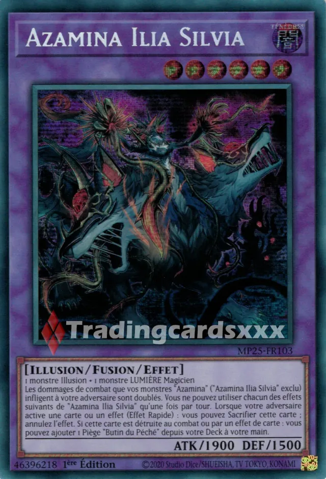 Yu-Gi-Oh! Azamina Ilia Silvia MP25-FR103 carte PSE