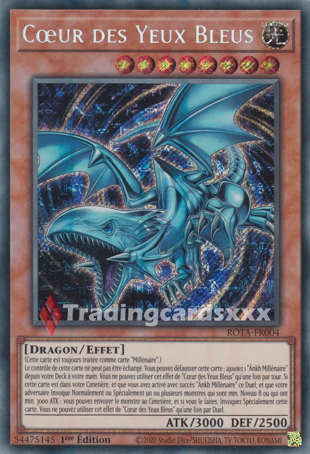 Yu-Gi-Oh! Cœur des Yeux Bleus carte
