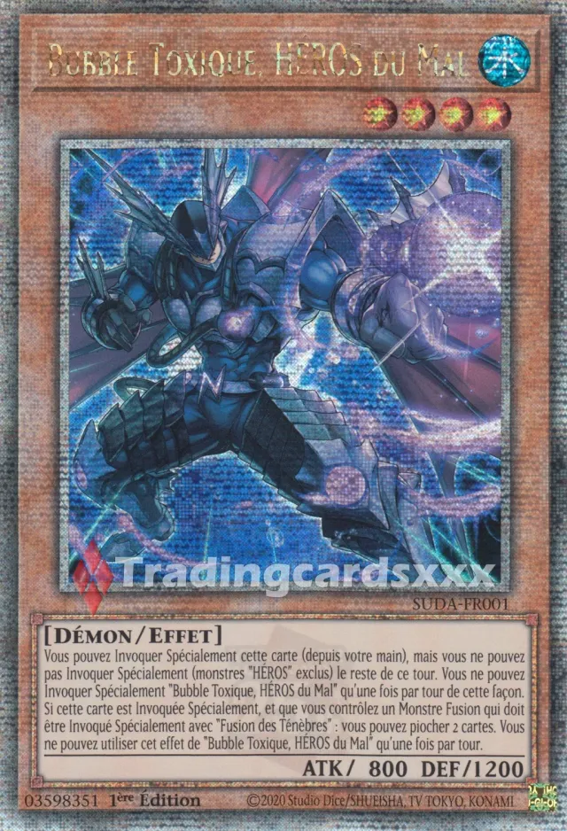 Yu-Gi-Oh! Bubble Toxique SUDA-FR001 carte à l'unité 1ère édition