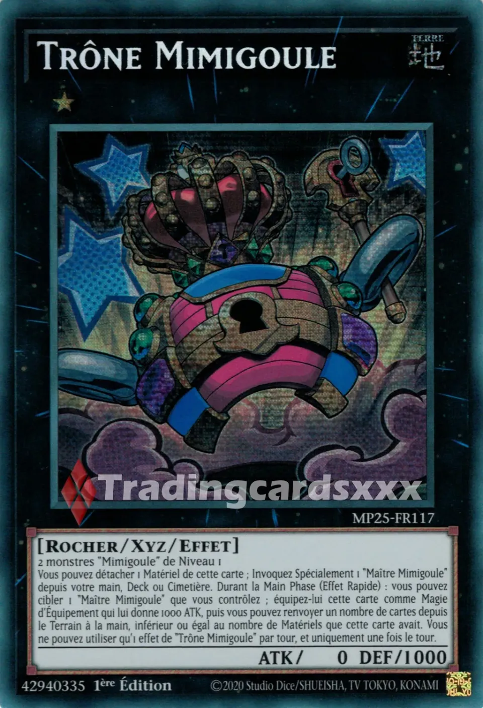 Yu-Gi-Oh! Trône Mimigoule carte à l’unité