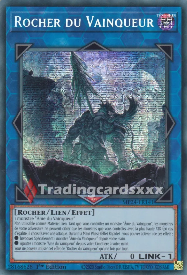 Yu-Gi-Oh! Rocher du Vainqueur carte Prismatique Secret Rare