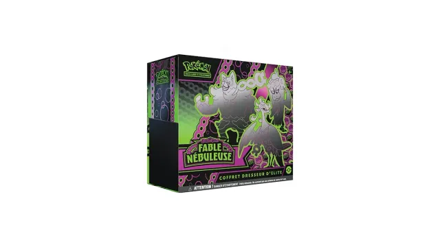 Pokémon Écarlate et Violet Fable Nébuleuse ETB 9 boosters Pêchaminus