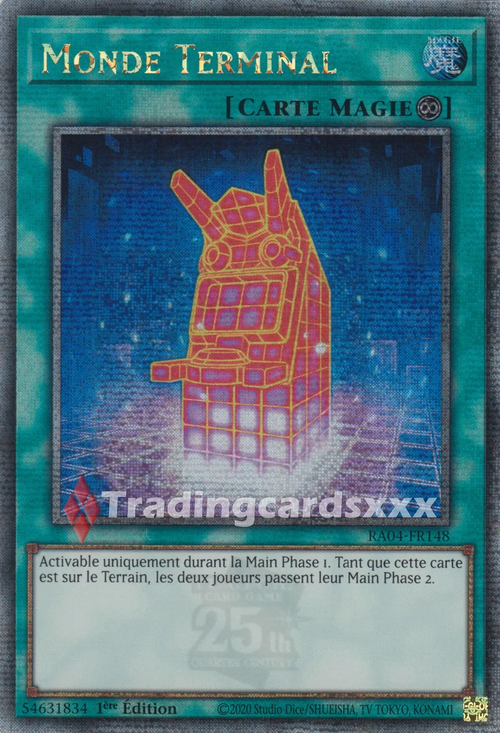 Yu-Gi-Oh! Monde Terminal RA04-FR148 carte 1ère édition