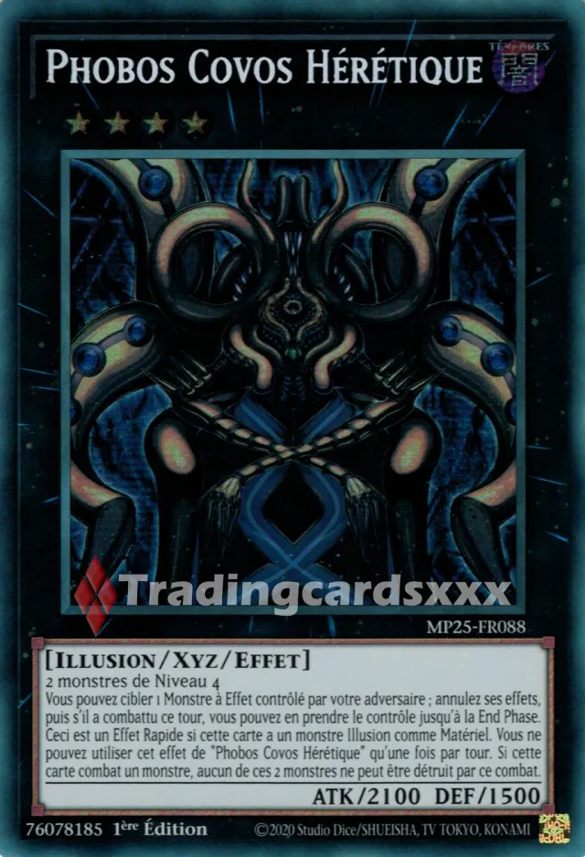 Yu-Gi-Oh! Phobos Covos Hérétique carte à l’unité PSE MP25-FR088