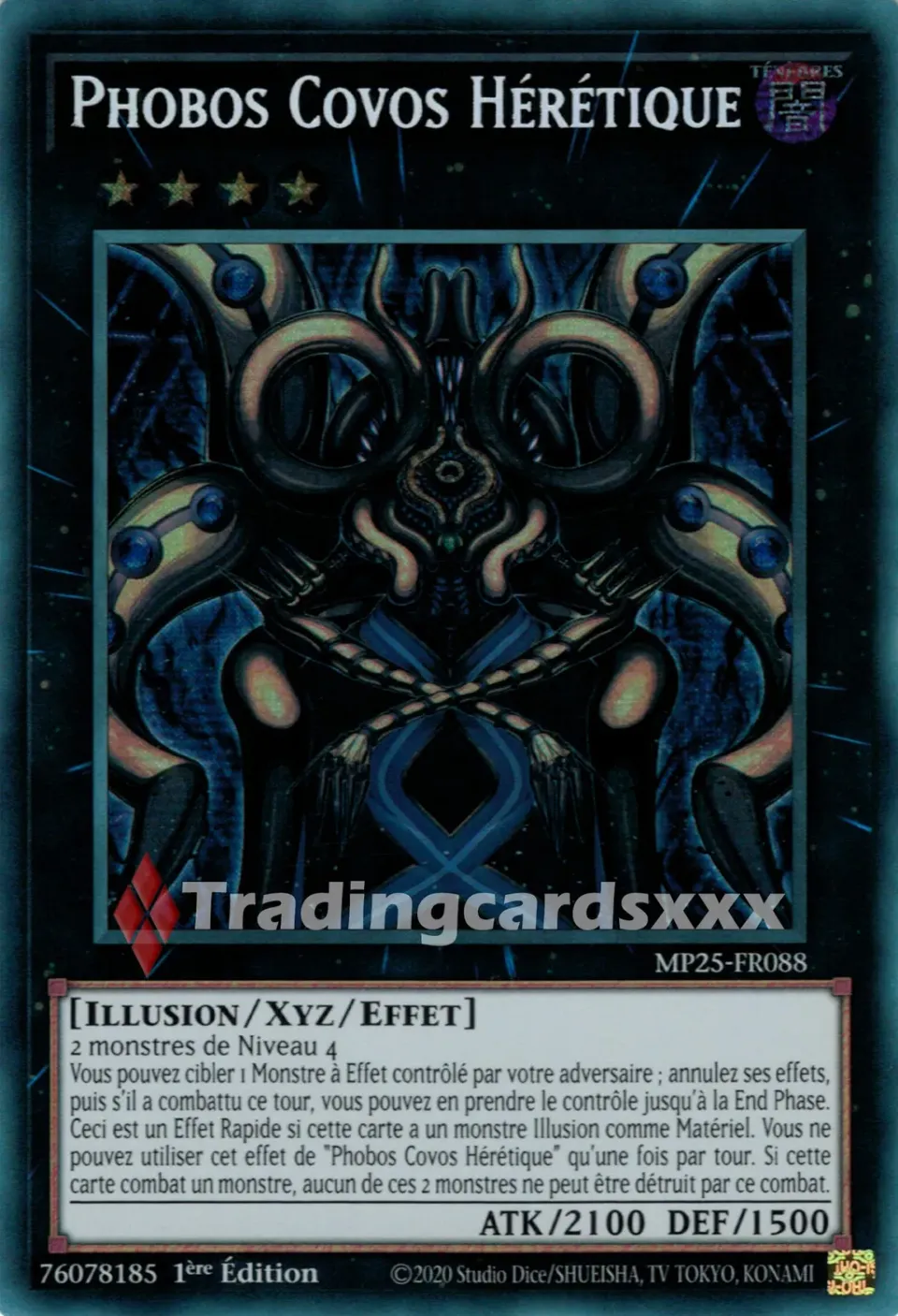 Yu-Gi-Oh! Phobos Covos Hérétique carte à l’unité PSE MP25-FR088