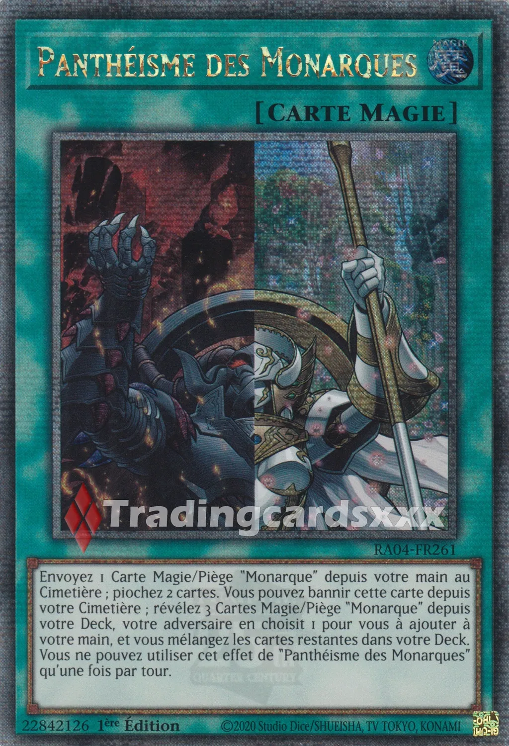 Yu-Gi-Oh! Panthéisme des Monarques carte française