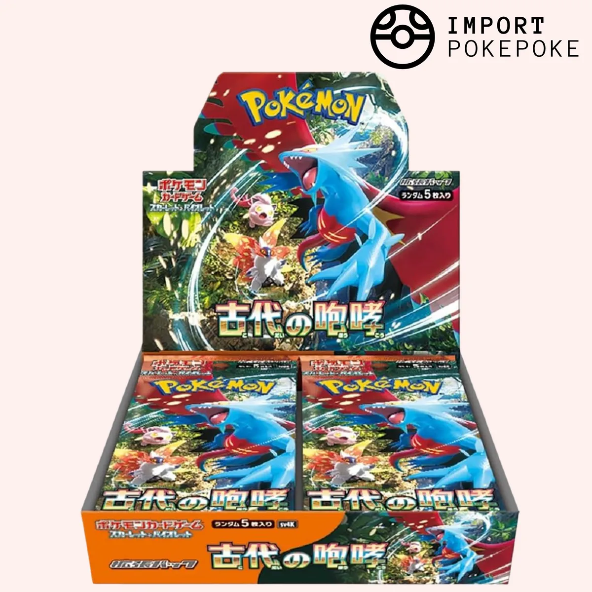 Pokémon Ancient Roar display SV4K 30 boosters japonais