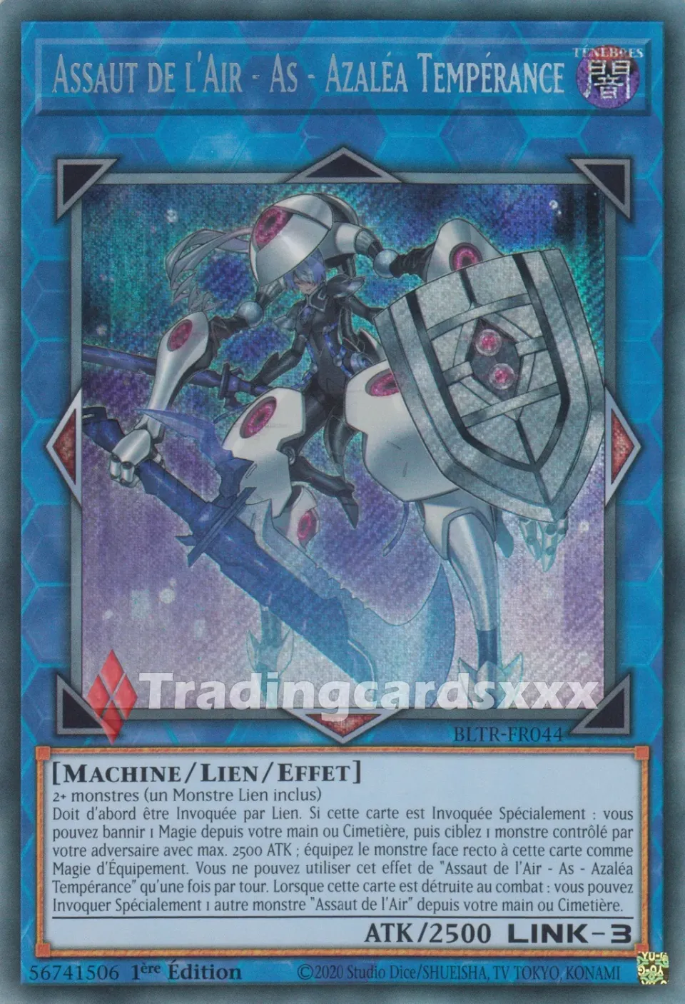 Yu-Gi-Oh! BLTR Assaut Air Azaléa Tempérance carte SE française